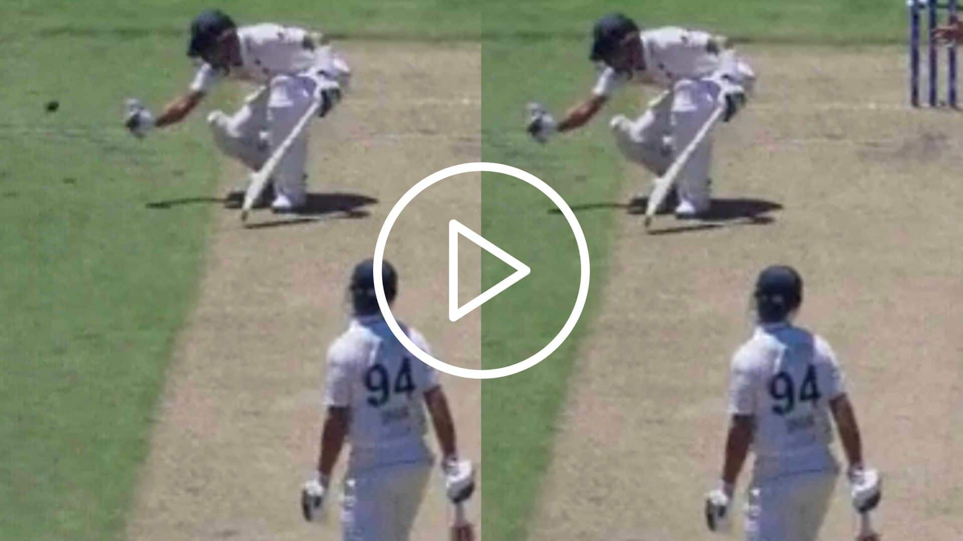 [Watch] Babar Azam Fields The Ball To Stop Masood's Boundary; Controversy Goes Viral